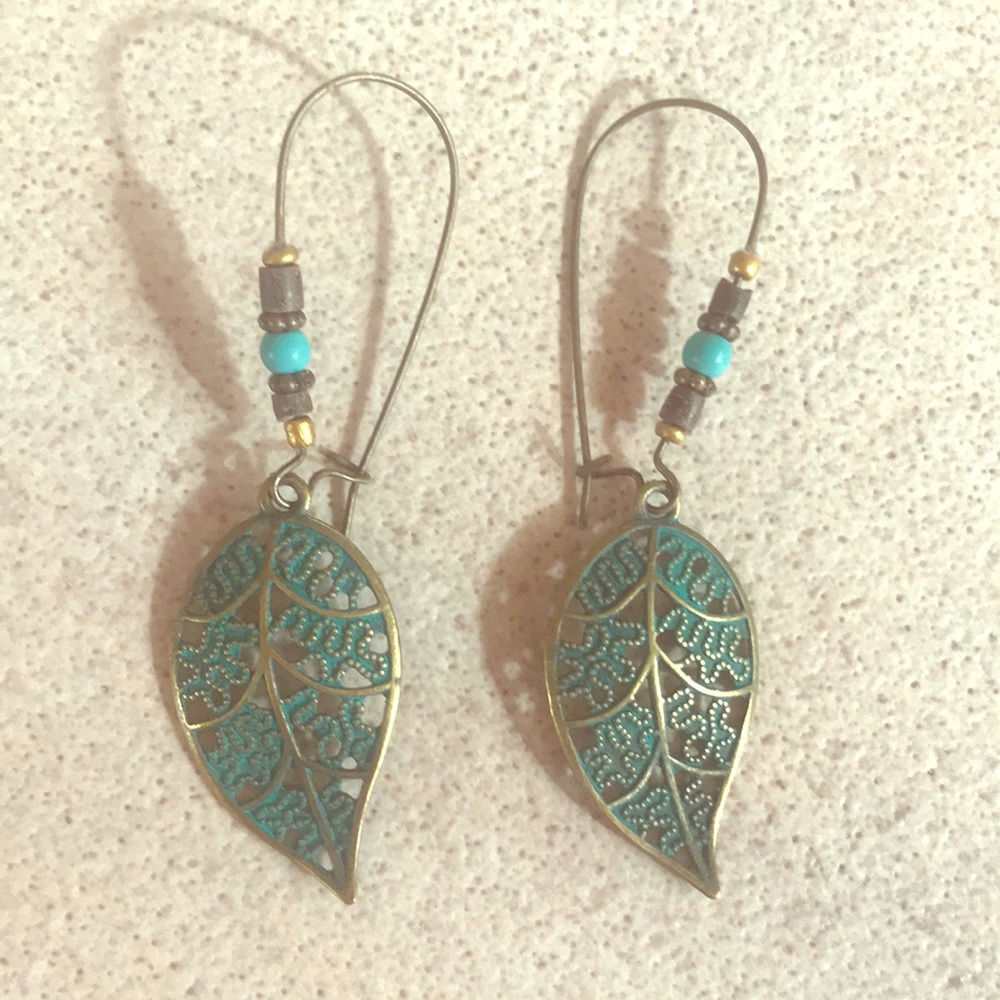 Leaf Earrings Bohemian Style